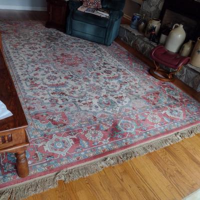 Ivory Medallion Serapi Karastan Area Rug 8'.8" x 12'