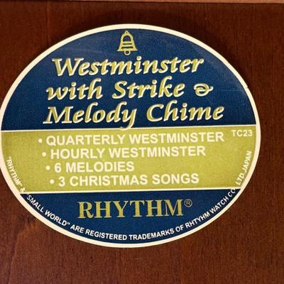 Westminster Chime Rhythm Table Clock (LR-SF)