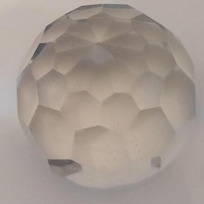 Vintage Tiffany & Co. Geometric Crystal Paper Weight