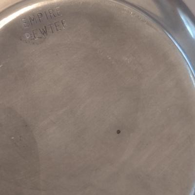 Collection of Pewter Porridge Bowls Various Sizes and Makers