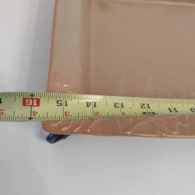 Biltmore Essentials Ceramic Serving Dish with Wrought Metal Stand