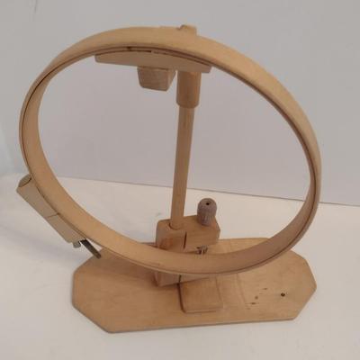 Wooden Embroidery Hoop Stand