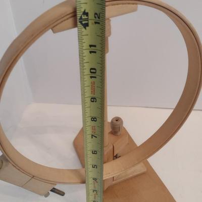 Wooden Embroidery Hoop Stand