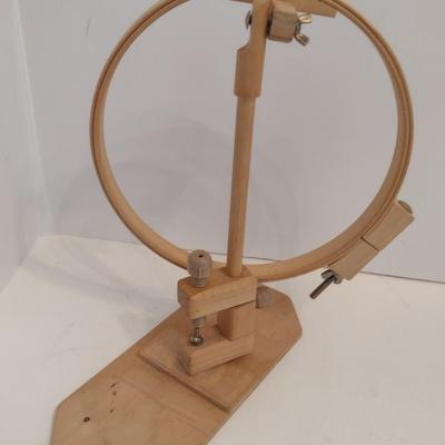 Wooden Embroidery Hoop Stand