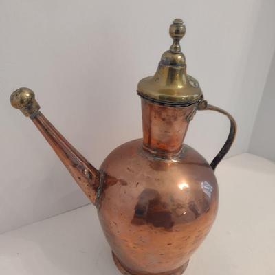 Vintage Turkish Copper Ewer