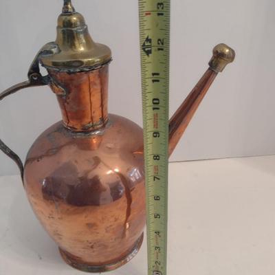 Vintage Turkish Copper Ewer