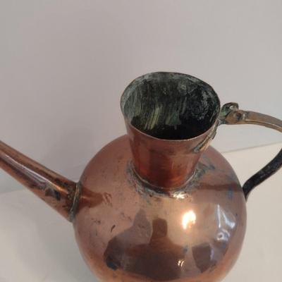 Vintage Turkish Copper Ewer