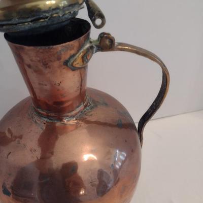 Vintage Turkish Copper Ewer
