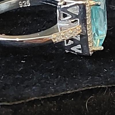 Treated Topaz Ring