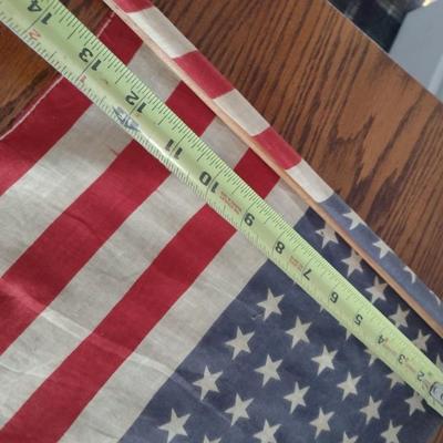 Vintage 48 Star American Parade Flag
