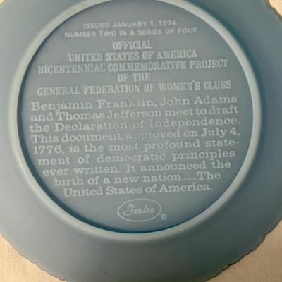 Fenton Bicentennial Commemorative Plates (EC-SF)