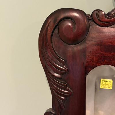 Chippendale-Style Mahogany Mirror (EC-SF)