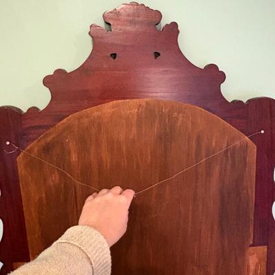Chippendale-Style Mahogany Mirror (EC-SF)