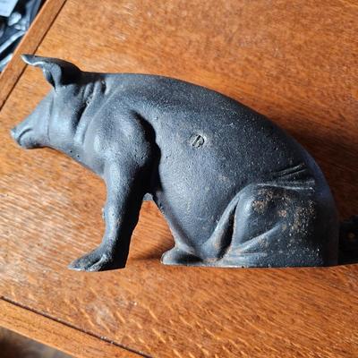 Iron Piggy Bank and Doorstop (B2-BM)