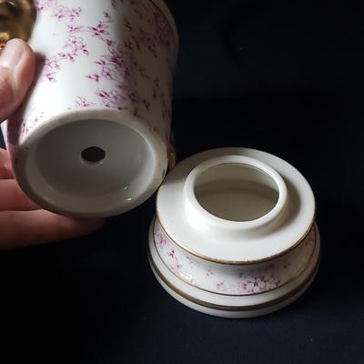 R&B Candlesticks, St. Regis Pot and Ruby Stained Apothecary Jar (D-KD)