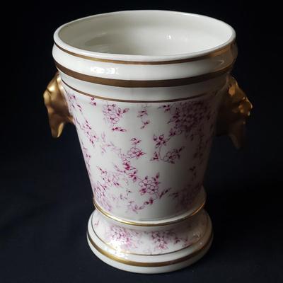 R&B Candlesticks, St. Regis Pot and Ruby Stained Apothecary Jar (D-KD)