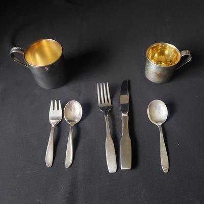 Sterling Baby Service Utensils and More (KN-KD)