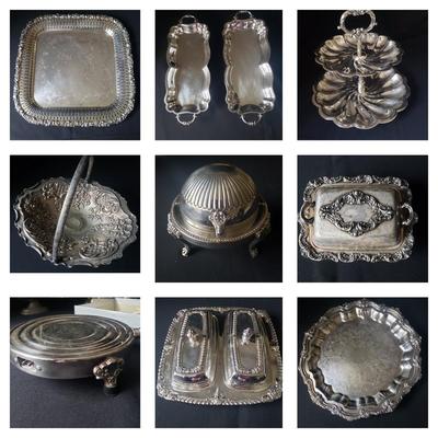 Silver Plated Serving Ware-F.B. Rogers, Towle and More (D-KD)