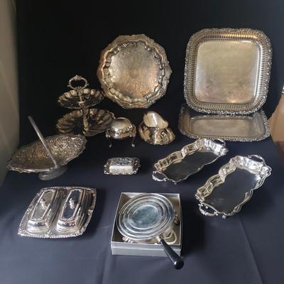 Silver Plated Serving Ware-F.B. Rogers, Towle and More (D-KD)