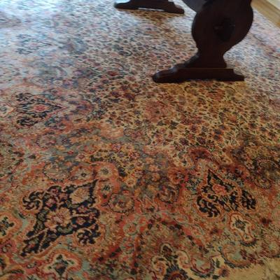 Ivory Kirman Karastan Area Rug 8'-8" x 12'