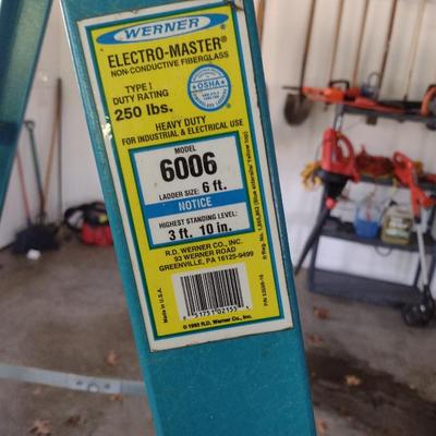 Werner Electro-Master 250lb Capacity 6' Ladder