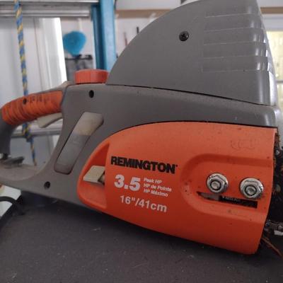 Reminton 16" Electric Chainsaw with Face Shield and Limb Saw