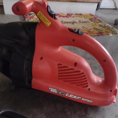 Black & Decker 16" Battery Operated Hedge Trimmer and Leaf Blower with Battery and Charger