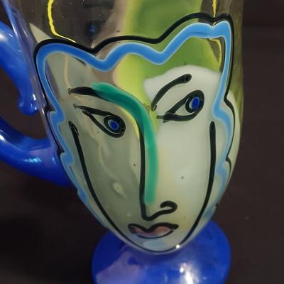 Bernstein Glass Decorative Pitcher (LR-BBL)