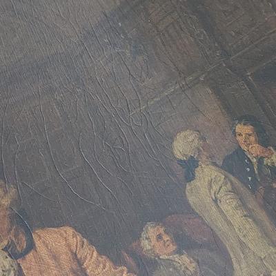 “Welcoming the Guest” in Gilt Wood Frame (B1-BBL)