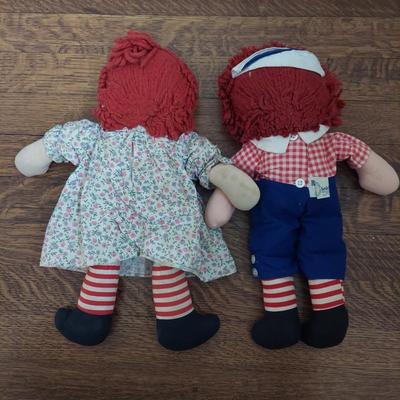 Two Raggedy Ann & Andy Doll Sets (B1-BBL)