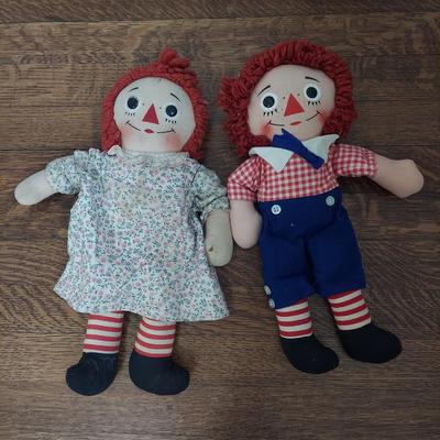 Two Raggedy Ann & Andy Doll Sets (B1-BBL)