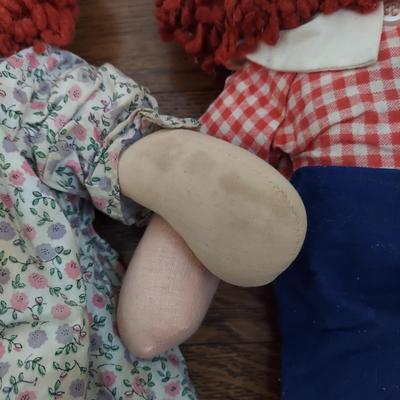 Two Raggedy Ann & Andy Doll Sets (B1-BBL)