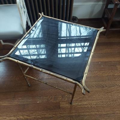 Metal Bamboo Frame Chair & Tables (B1-BBL)