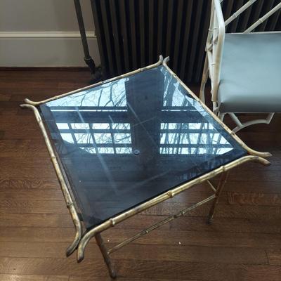 Metal Bamboo Frame Chair & Tables (B1-BBL)