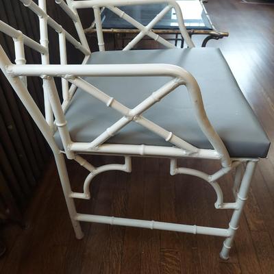 Metal Bamboo Frame Chair & Tables (B1-BBL)