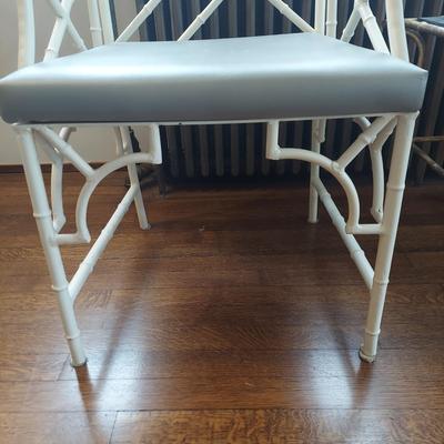 Metal Bamboo Frame Chair & Tables (B1-BBL)