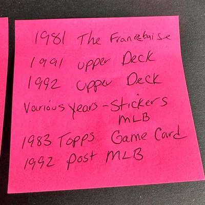 MLB Cards - Multiple Years