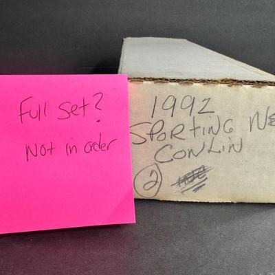 1992 Conlon MLB Cards