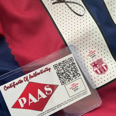 Leo Messi Signed Nike XL Jersey with COA