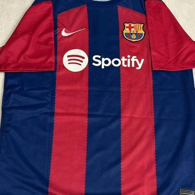 Leo Messi Signed Nike XL Jersey with COA