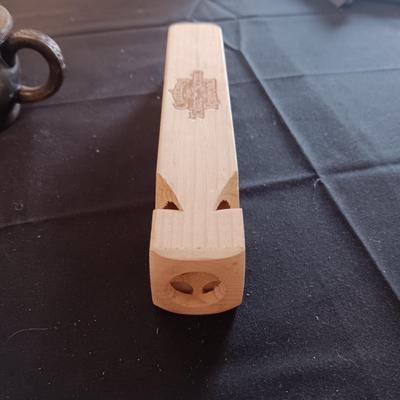 UNION PACIFIC RAILROAD TEAPOT, PLATED CUP WITH INSERT AND TRAIN WHISTLE