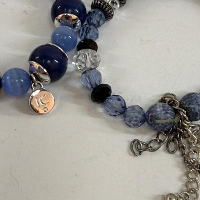 Sale Photo Thumbnail #26: 3 stretch-style bracelets, good condition. See photos for details.