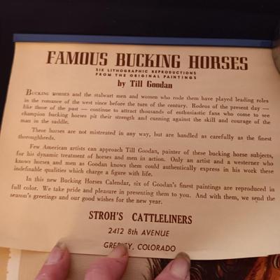 1953 CALENDAR AND OLD PAPERS