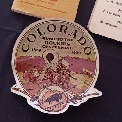 1953 CALENDAR AND OLD PAPERS