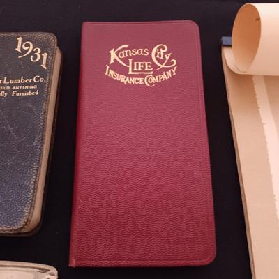 1953 CALENDAR AND OLD PAPERS