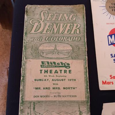 1941? ELITCH GARDENS THEATRE AND OLD LOCAL PAPERS