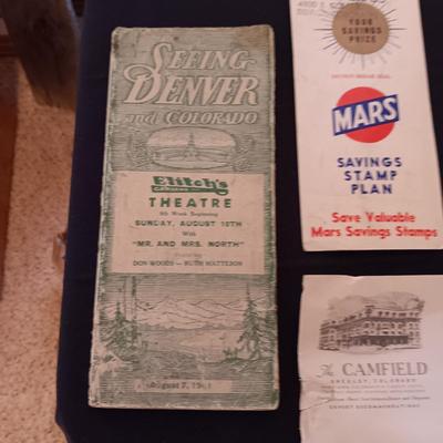 1941? ELITCH GARDENS THEATRE AND OLD LOCAL PAPERS