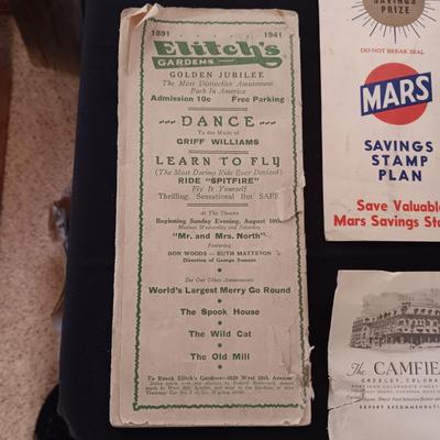 1941? ELITCH GARDENS THEATRE AND OLD LOCAL PAPERS