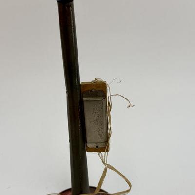 Sale Photo Thumbnail #50: Horn has surface rust. Nice display piece. Harmonica looks to be glued to the horn.