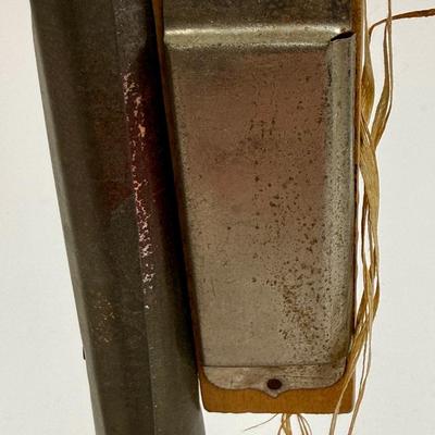 Sale Photo Thumbnail #49: Horn has surface rust. Nice display piece. Harmonica looks to be glued to the horn.